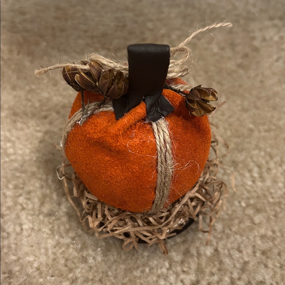Little Suede Pumpkin - Picture 3 of 3